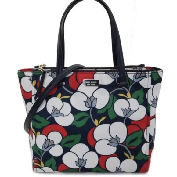 Kate Spade Medium Dawn Breezy Floral Satchel With Dust Bag NWT